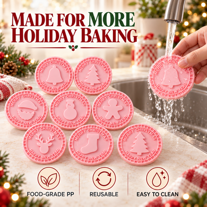 upsell✨🍪Festive Christmas Cookie Mold Set — Perfect for Holiday Baking, Christmas Parties & Homemade Gifts🎅🎁| Devareon®