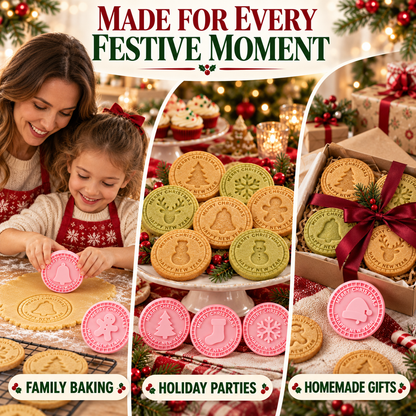 upsell✨🍪Festive Christmas Cookie Mold Set — Perfect for Holiday Baking, Christmas Parties & Homemade Gifts🎅🎁| Devareon®