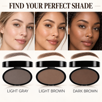 🎉 2026 Sale — 34K+ Sold! 💞 Eyebrow Stamp Powder — One-Press, Waterproof, 24H Long-Lasting Brows | Devareon®