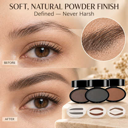 🎉 2026 Sale — 34K+ Sold! 💞 Eyebrow Stamp Powder — One-Press, Waterproof, 24H Long-Lasting Brows | Devareon®