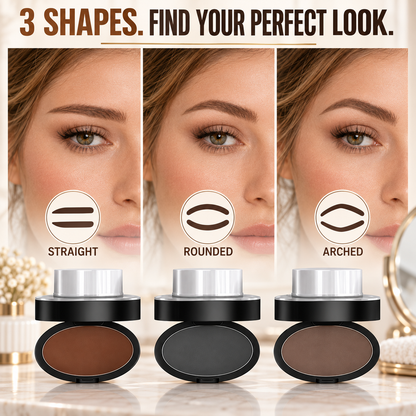 🎉 2026 Sale — 34K+ Sold! 💞 Eyebrow Stamp Powder — One-Press, Waterproof, 24H Long-Lasting Brows | Devareon®