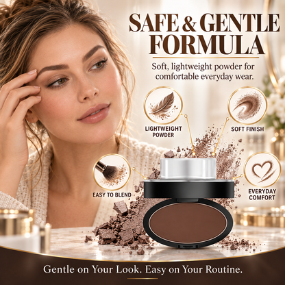 🎉 2026 Sale — 34K+ Sold! 💞 Eyebrow Stamp Powder — One-Press, Waterproof, 24H Long-Lasting Brows | Devareon®