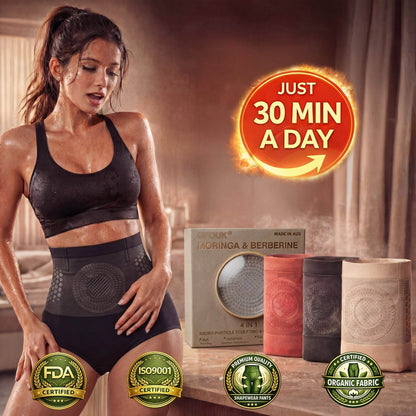 Moringa & Berberine 4-in-1 Microparticle Sculpting & Fat-Burning Shorts🔥Devareon®