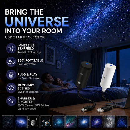 Devareon®2026 HOT SALE🥳💞Plug-and-Play HD Galaxy Projector Night Light🥳50,000+ Happy Users