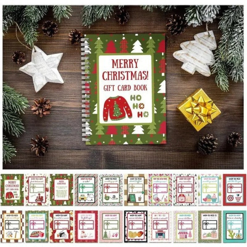 🔥 LIMITED-TIME 50% OFF — Holographic Christmas Gift Card Booklet