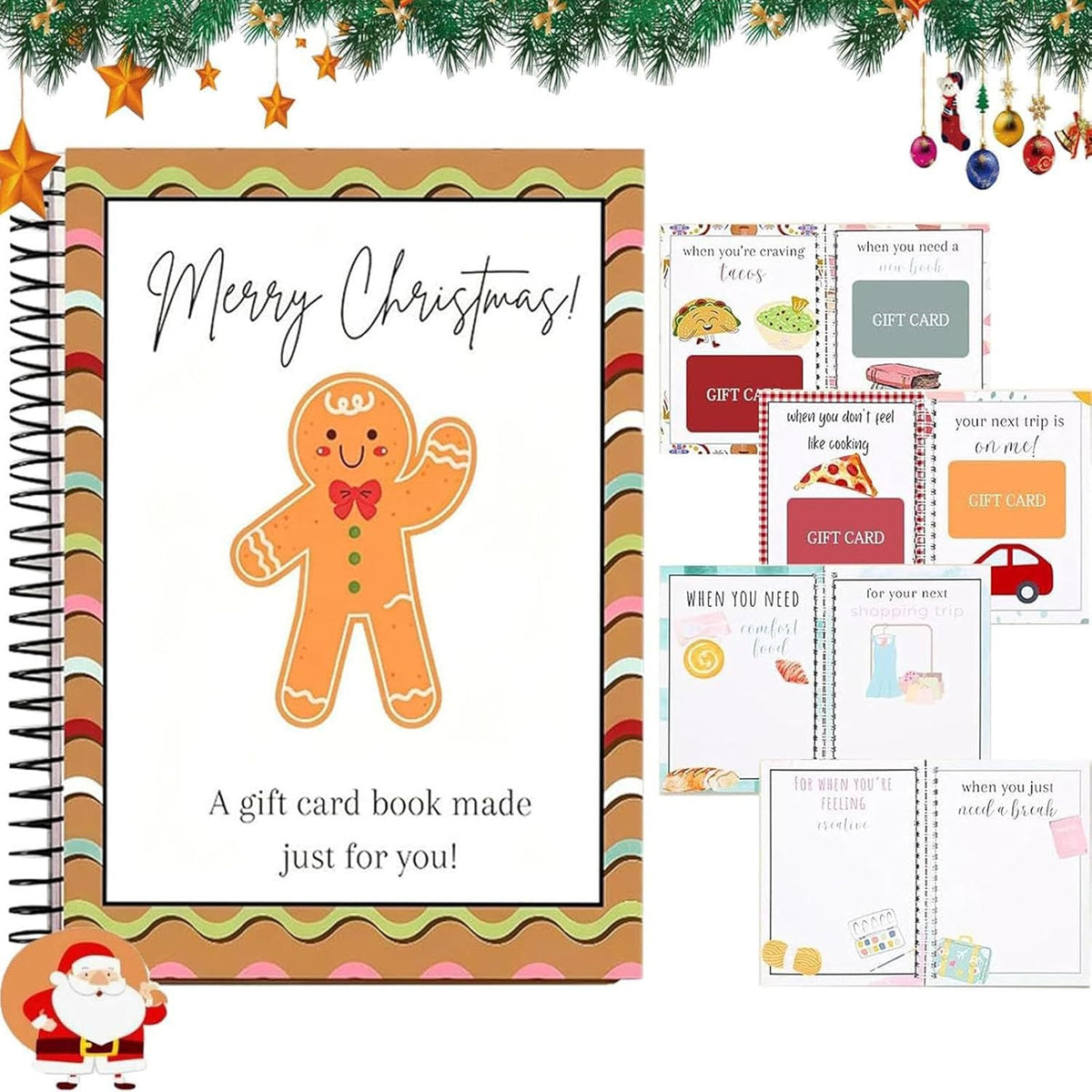🔥 LIMITED-TIME 50% OFF — Holographic Christmas Gift Card Booklet