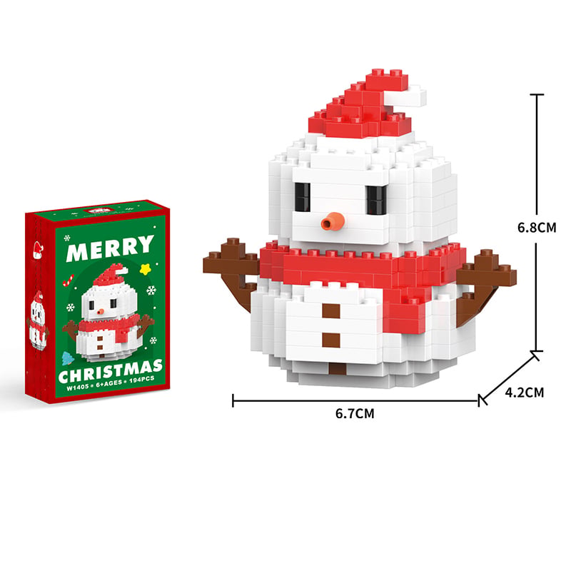 🧩🎅 Christmas Countdown Sale!🎁40% OFF | 🎄12-Piece Mini Christmas Building Blocks Set | 12 Festive Designs to Build Together & Display at Home 🧱| Devareon®