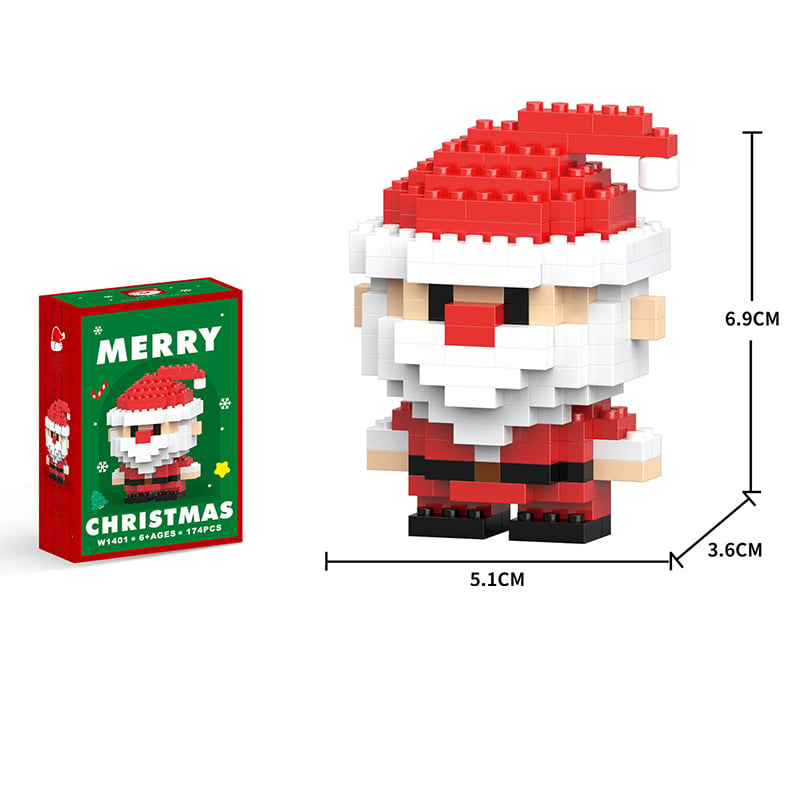 🧩🎅 Christmas Countdown Sale!🎁40% OFF | 🎄12-Piece Mini Christmas Building Blocks Set | 12 Festive Designs to Build Together & Display at Home 🧱| Devareon®