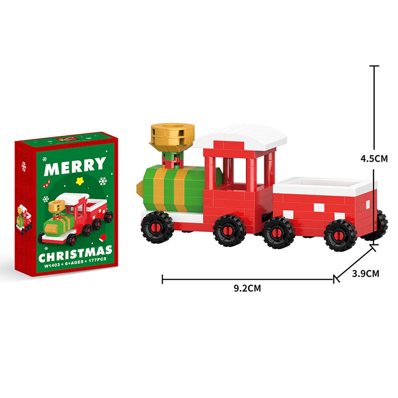🧩🎅 Christmas Countdown Sale!🎁40% OFF | 🎄12-Piece Mini Christmas Building Blocks Set | 12 Festive Designs to Build Together & Display at Home 🧱| Devareon®