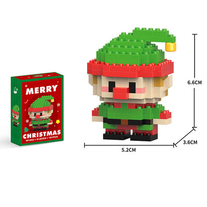 🧩🎅 Christmas Countdown Sale!🎁40% OFF | 🎄12-Piece Mini Christmas Building Blocks Set | 12 Festive Designs to Build Together & Display at Home 🧱| Devareon®