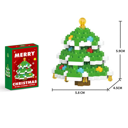 🧩🎅 Christmas Countdown Sale!🎁40% OFF | 🎄12-Piece Mini Christmas Building Blocks Set | 12 Festive Designs to Build Together & Display at Home 🧱| Devareon®