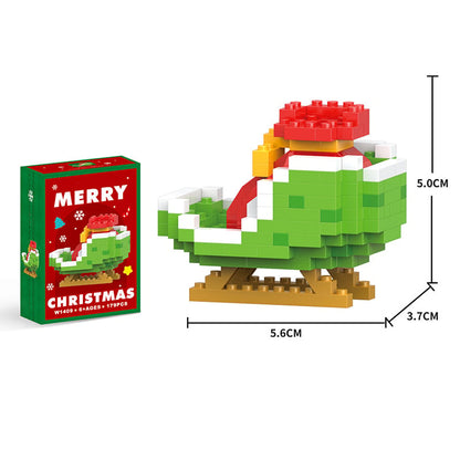 🧩🎅 Christmas Countdown Sale!🎁40% OFF | 🎄12-Piece Mini Christmas Building Blocks Set | 12 Festive Designs to Build Together & Display at Home 🧱| Devareon®