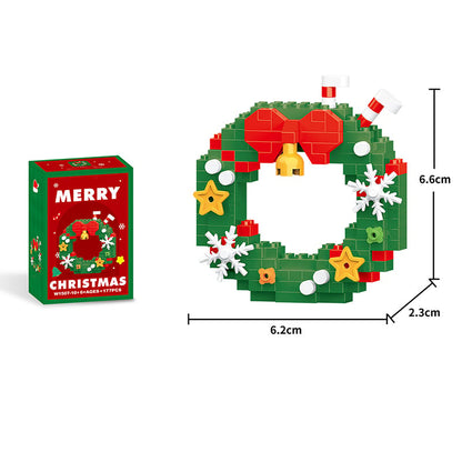 🧩🎅 Christmas Countdown Sale!🎁40% OFF | 🎄12-Piece Mini Christmas Building Blocks Set | 12 Festive Designs to Build Together & Display at Home 🧱| Devareon®