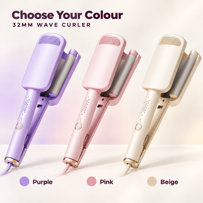 🔥 2026 New Arrivals | 60% OFF 🎁 Wavy Curling Iron – Add Volume, Bounce & Beautiful Waves in Seconds | Devareon®