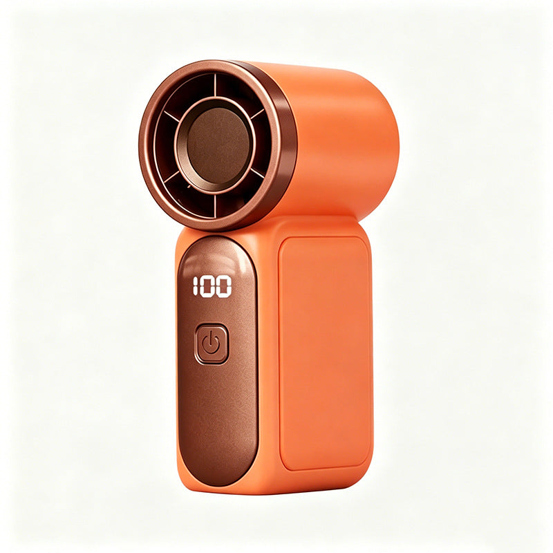 Devareon®🥳2026 HOT SALE🥳50K+ SOLD!❄️  Turbo Handheld Fan – 16900 RPM, 6 speeds, LED display. 3000mAh battery, 10.7hrs cooling. Pocket‑sized power!