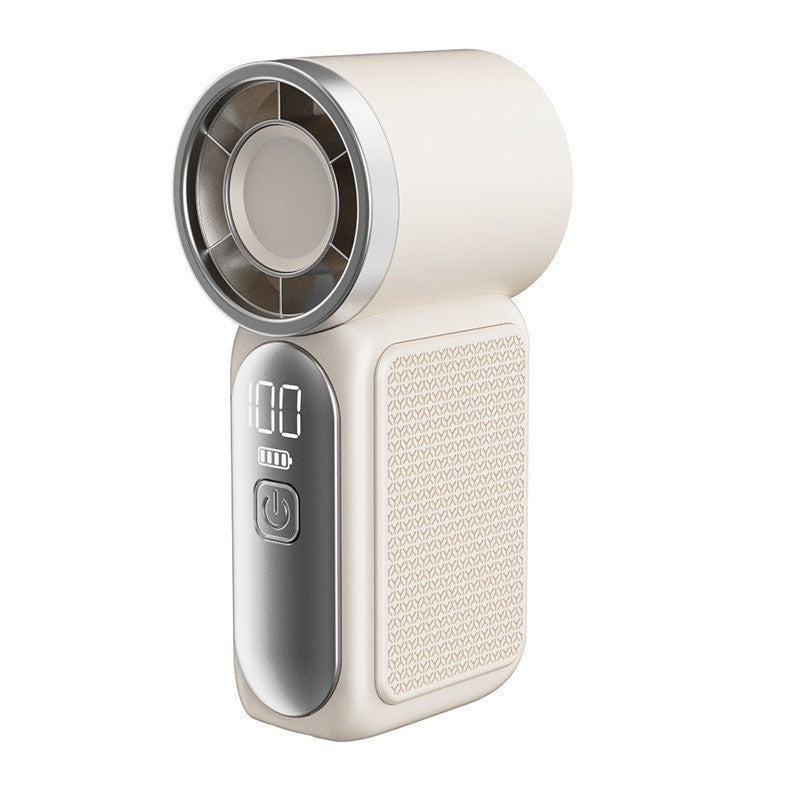 Devareon®🥳2026 HOT SALE🥳50K+ SOLD!❄️  Turbo Handheld Fan – 16900 RPM, 6 speeds, LED display. 3000mAh battery, 10.7hrs cooling. Pocket‑sized power!