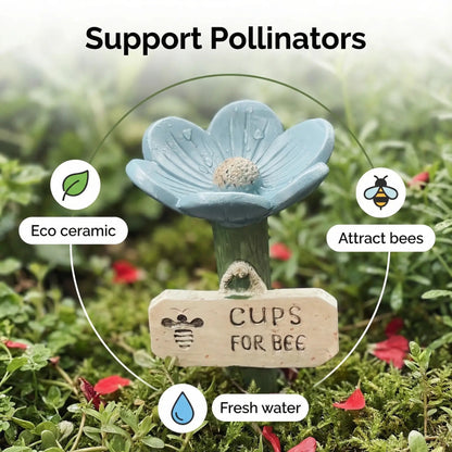 🐝Flower-Shaped Bee Watering Station💧 -Devareon®
