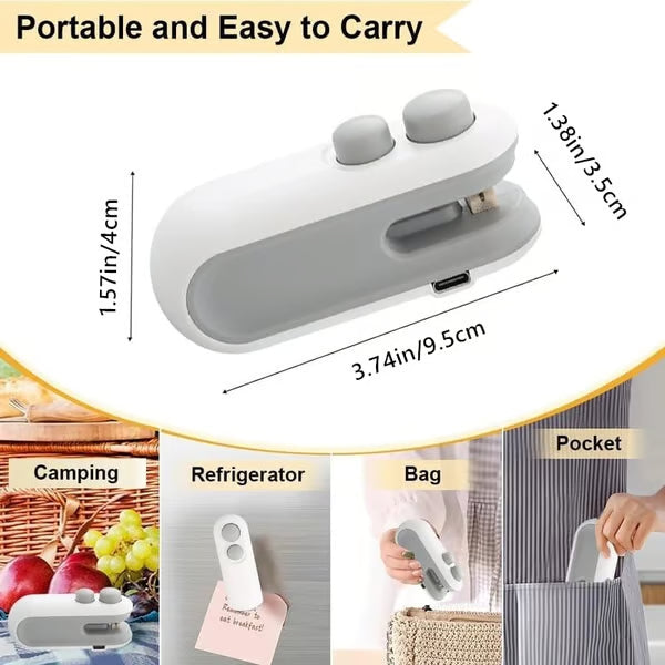 ⏳Mini Bag Sealer with Cutter and Magnet-Devareon®