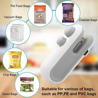 ⏳Mini Bag Sealer with Cutter and Magnet-Devareon®