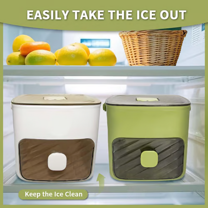 Devareon®🧊Portable Ice Maker with Lid and Storage Box (48 cubes)