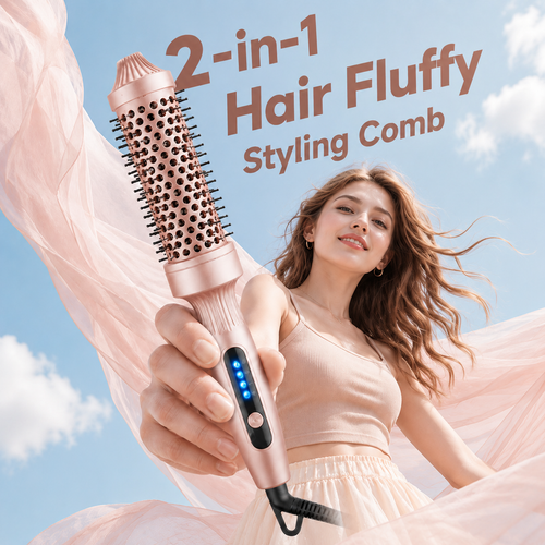 Devareon® ⏳⏰Last 4 hours Sale💇‍♀️2-in-1 Hair Fluffy Styling Comb✨Fluffy Volume in Minutes