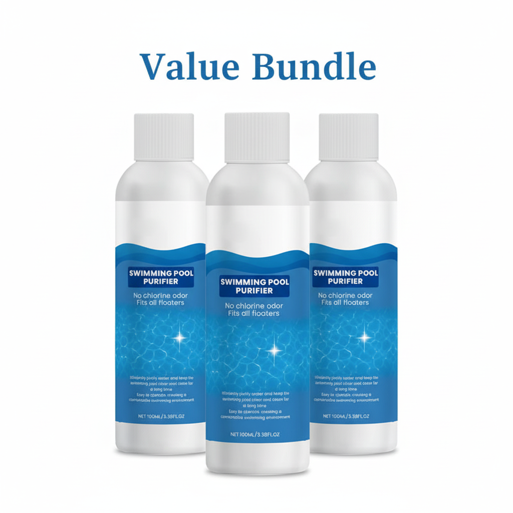 Devareon®💧 Swimming Pool Purifying Liquid – Crystal Clear Water, Zero Hassle! ✨ Say goodbye to green water & harsh chemicals – just pure, fresh swimming every time. 🏊‍♂️💙