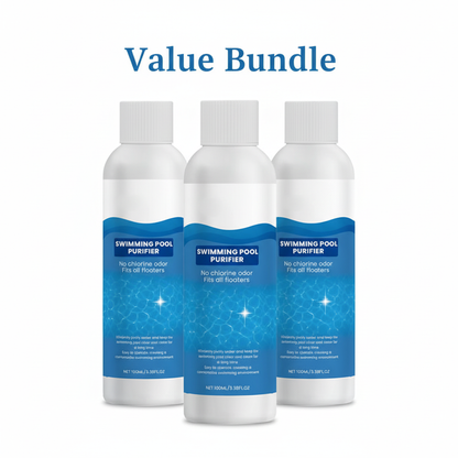 Devareon®💧 Swimming Pool Purifying Liquid – Crystal Clear Water, Zero Hassle! ✨ Say goodbye to green water & harsh chemicals – just pure, fresh swimming every time. 🏊‍♂️💙