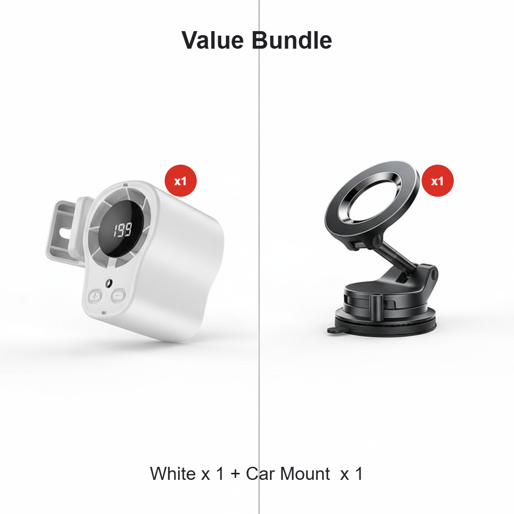 Devareon®🔥HOT SALE 40% OFF🔥Hands-Free Personal Cooling Fan with LED Display