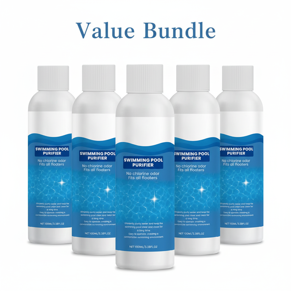 Devareon®💧 Swimming Pool Purifying Liquid – Crystal Clear Water, Zero Hassle! ✨ Say goodbye to green water & harsh chemicals – just pure, fresh swimming every time. 🏊‍♂️💙