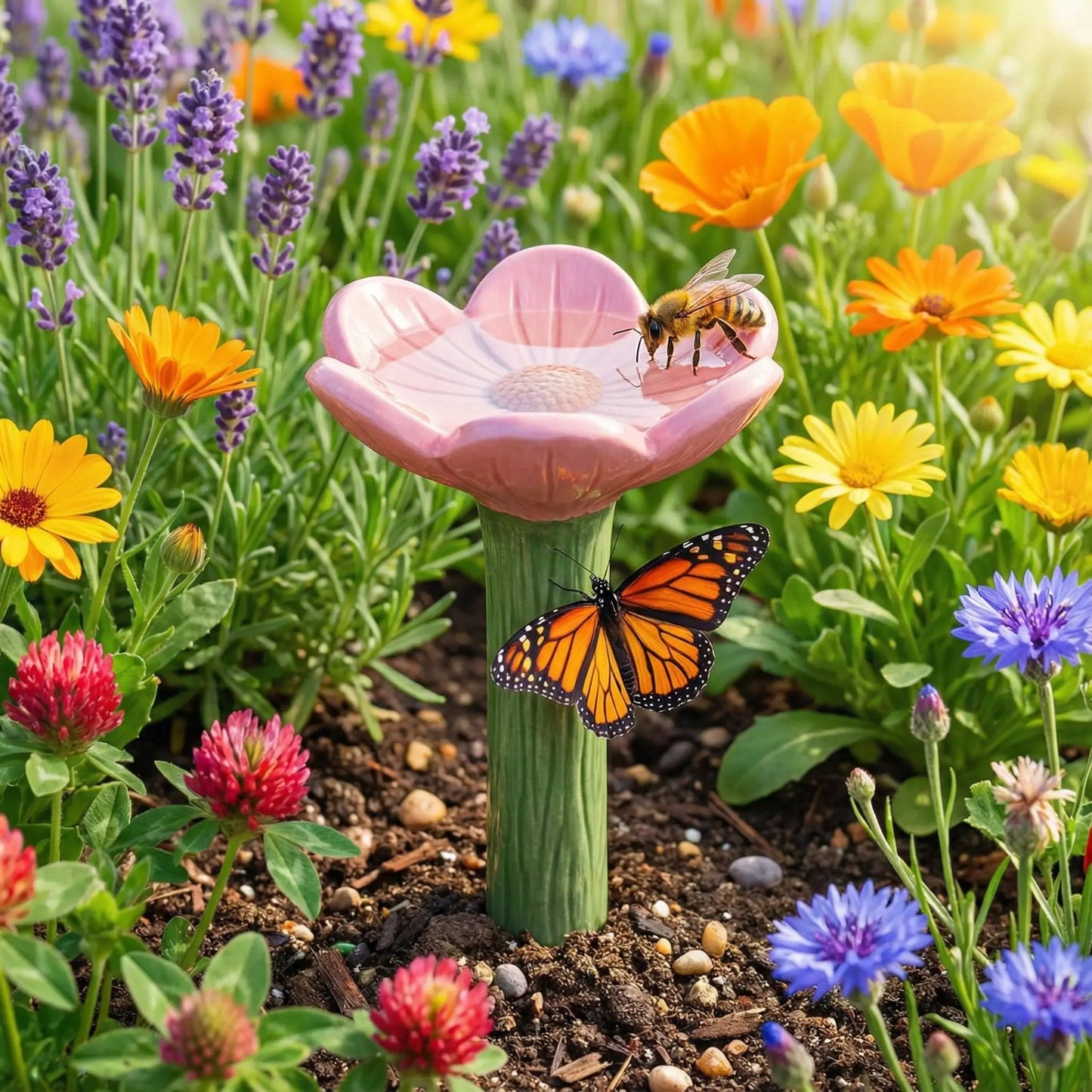 🐝Flower-Shaped Bee Watering Station💧 -Devareon®