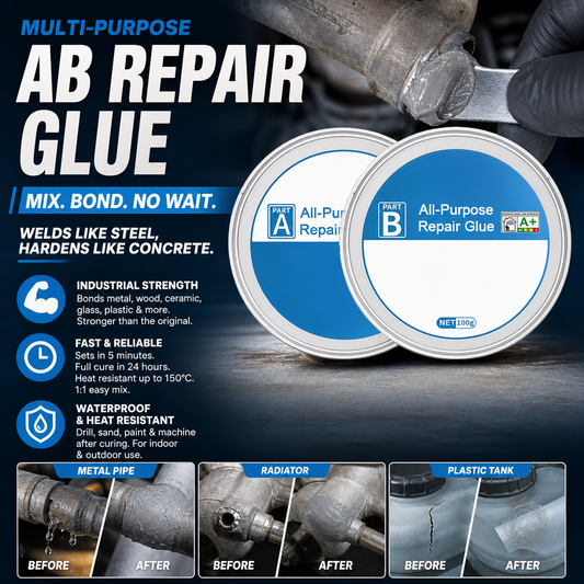 Devareon® 🔥 Limited-time Offer: 40% OFF | AB Super Glue: Brings broken items back to life – strong yet flexible, won’t crack!