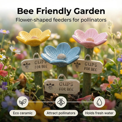 🐝Flower-Shaped Bee Watering Station💧 -Devareon®