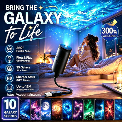 Devareon®🥳Plug-and-Play HD Galaxy & Ocean Projector Night Light🥳50,000+ Happy Users