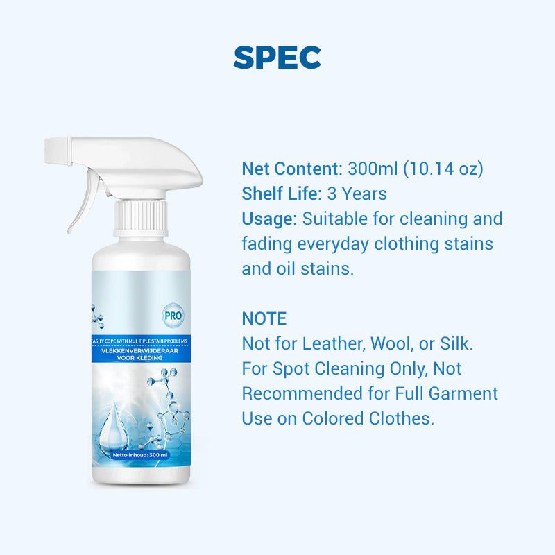 Devareon®🔥40% OFF🎉All-in-One Powerful Stain Remover Clothes Dry-Clean Spray