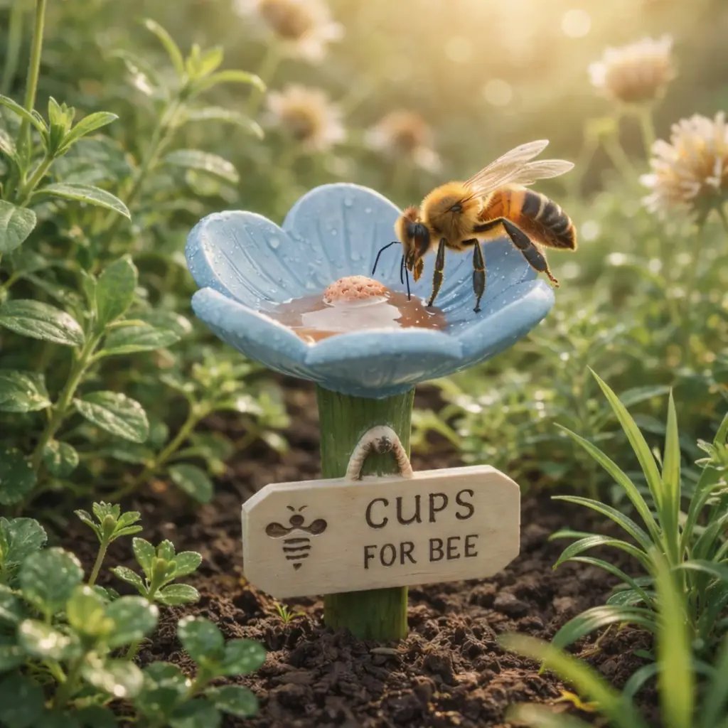 🐝Flower-Shaped Bee Watering Station💧 -Devareon®