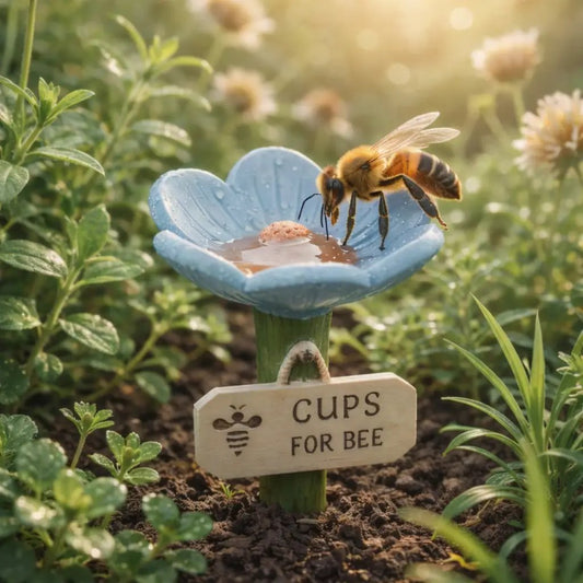 🐝Flower-Shaped Bee Watering Station💧 -Devareon®