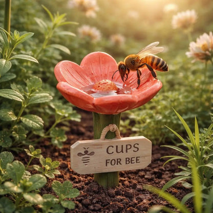 🐝Flower-Shaped Bee Watering Station💧 -Devareon®