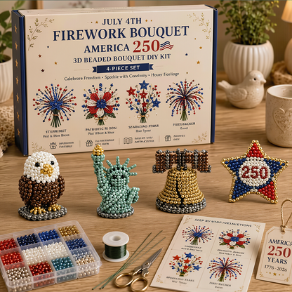 Devareon®🔥Hot Sale - 50% OFF🔥🏆Limited Time Sale 49% OFF🧵✨Petite 3D Beaded Animal Craft Kit