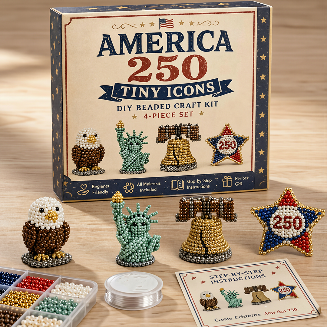 Devareon®🔥Hot Sale - 50% OFF🔥🏆Limited Time Sale 49% OFF🧵✨Petite 3D Beaded Animal Craft Kit