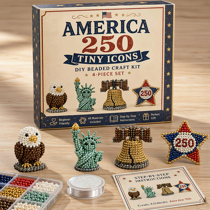 Devareon®🔥Hot Sale - 50% OFF🔥🏆Limited Time Sale 49% OFF🧵✨Petite 3D Beaded Animal Craft Kit