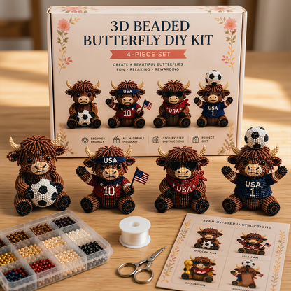 Devareon®🔥Hot Sale - 50% OFF🔥🏆Limited Time Sale 49% OFF🧵✨Petite 3D Beaded Animal Craft Kit