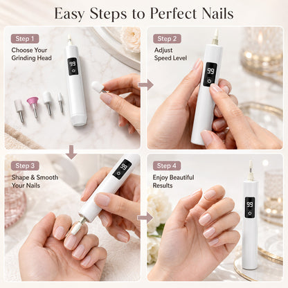 💅Professional Electric Nail Drill Kit ✨ – Salon-Quality Manicure & Pedicure Tool with 99-Speed Control & Multiple Grinding Heads 💎