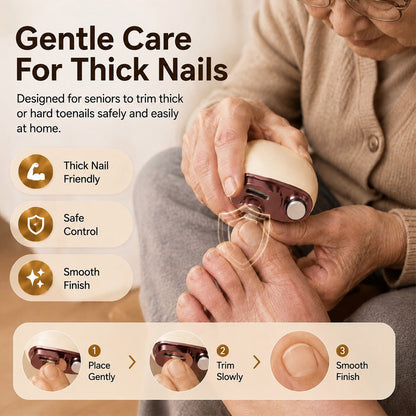 🔥✨40% OFF! 2-in-1 Smart Electric Nail Clipper — Gentle & Safe Nail Care for The Whole Family 👶👵✨ — Devareon®