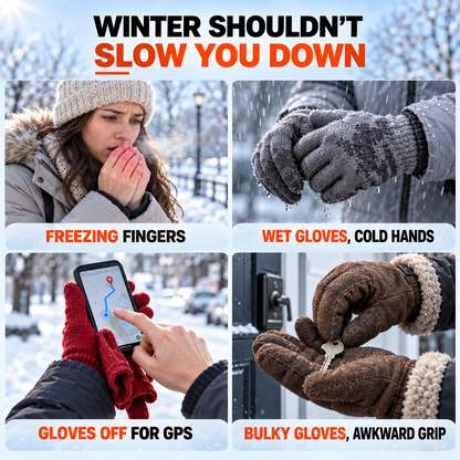 🧤 2026 New Arrivals | Thermal Winter Gloves for Men & Women – Windproof, Touchscreen & Non-Slip Grip for Cycling and Outdoor Activities | Devareon®