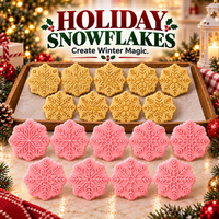 Christmas snowflakes(9pcs)