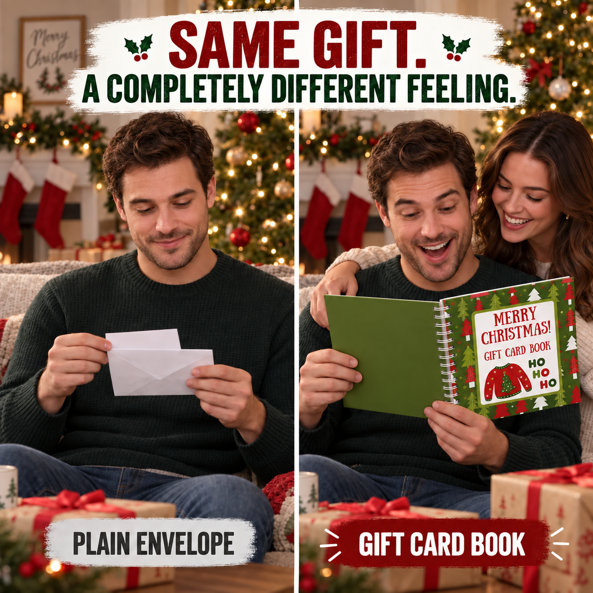 🎁40% OFF🎄Christmas Gift Surprise Book — Turn Gift Cards Into Memorable Gifts | Devareon®