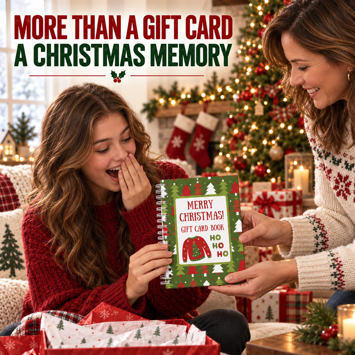 🎁40% OFF🎄Christmas Gift Surprise Book — Turn Gift Cards Into Memorable Gifts | Devareon®