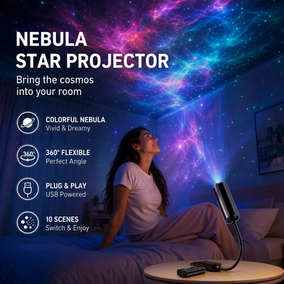 Devareon®🥳Plug-and-Play HD Galaxy & Ocean Projector Night Light🥳50,000+ Happy Users