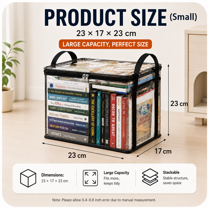 Devareon®⏰Final 40% OFF Sale🏠Clear Foldable Storage Box📦 Perfect for Clothes, Toys, Books & More ✨
