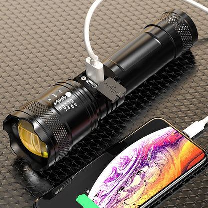 Super Strong Light Zoomable Flashlight-Devareon®